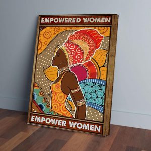 Black Women Matte Canvas Wall Art